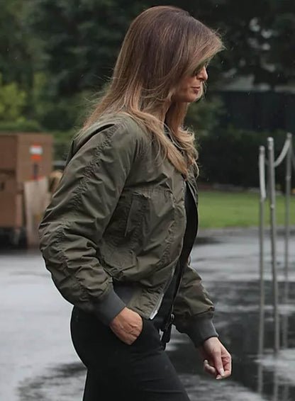 Melania Trump Bomber Jacket