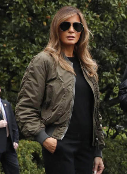 Melania Trump Bomber Jacket