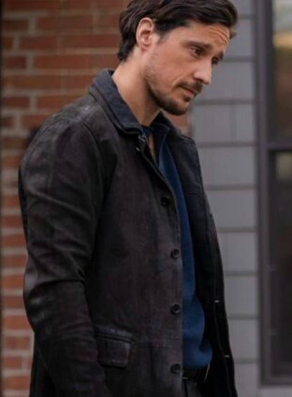 Memory Of A Killer 2026 Peter Gadiot Black Jacket