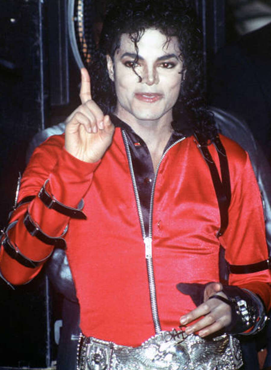 Michael Jackson Bad World Tour Red Jacket