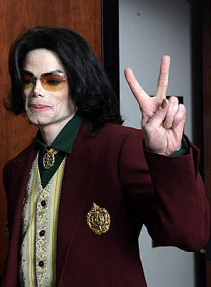 Michael Jackson Maroon Blazer