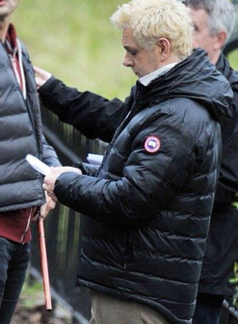 Michael Sheen Good Omens Puffer Jacket
