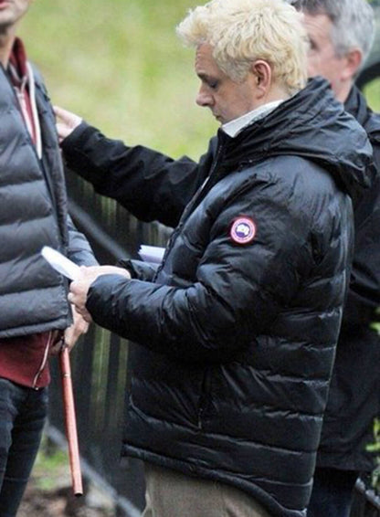Michael Sheen Good Omens Puffer Jacket