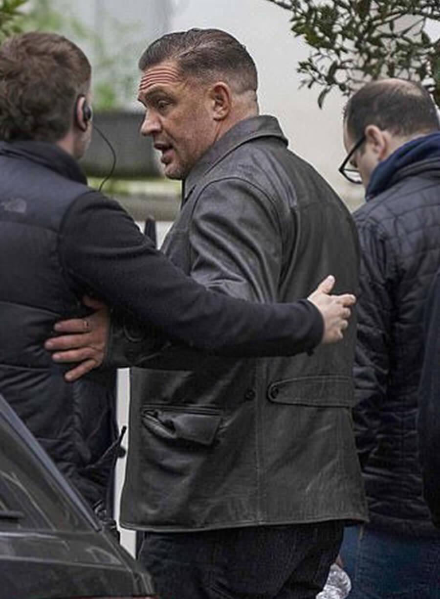Mobland Harry Da Souza Black Leather Jacket