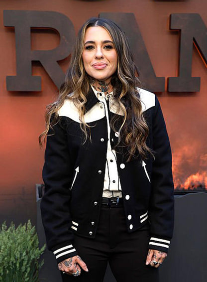 Morgan Wade Dutton Ranch Premiere Varsity Jacket