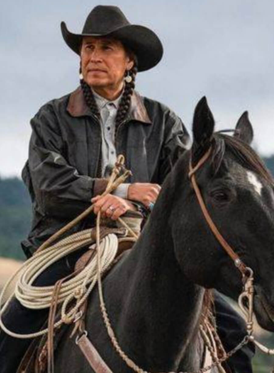 Moses Brings Plenty Mo Yellowstone Leather Jacket