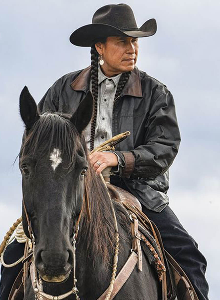 Moses Brings Plenty Mo Yellowstone Leather Jacket