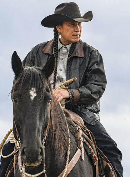Moses Brings Plenty Mo Yellowstone Leather Jacket