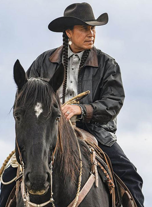 Moses Brings Plenty Mo Yellowstone Leather Jacket