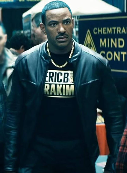 Mother's Milk The Boys Black Leather Jacket