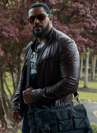 Mother's Milk The Boys Brown Leather Jacket
