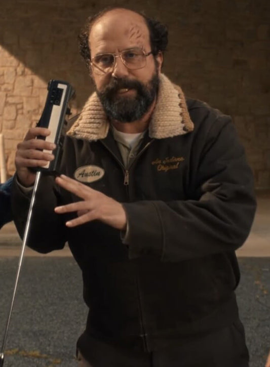 Murray Bauman Stranger Things S05 Brown Jacket