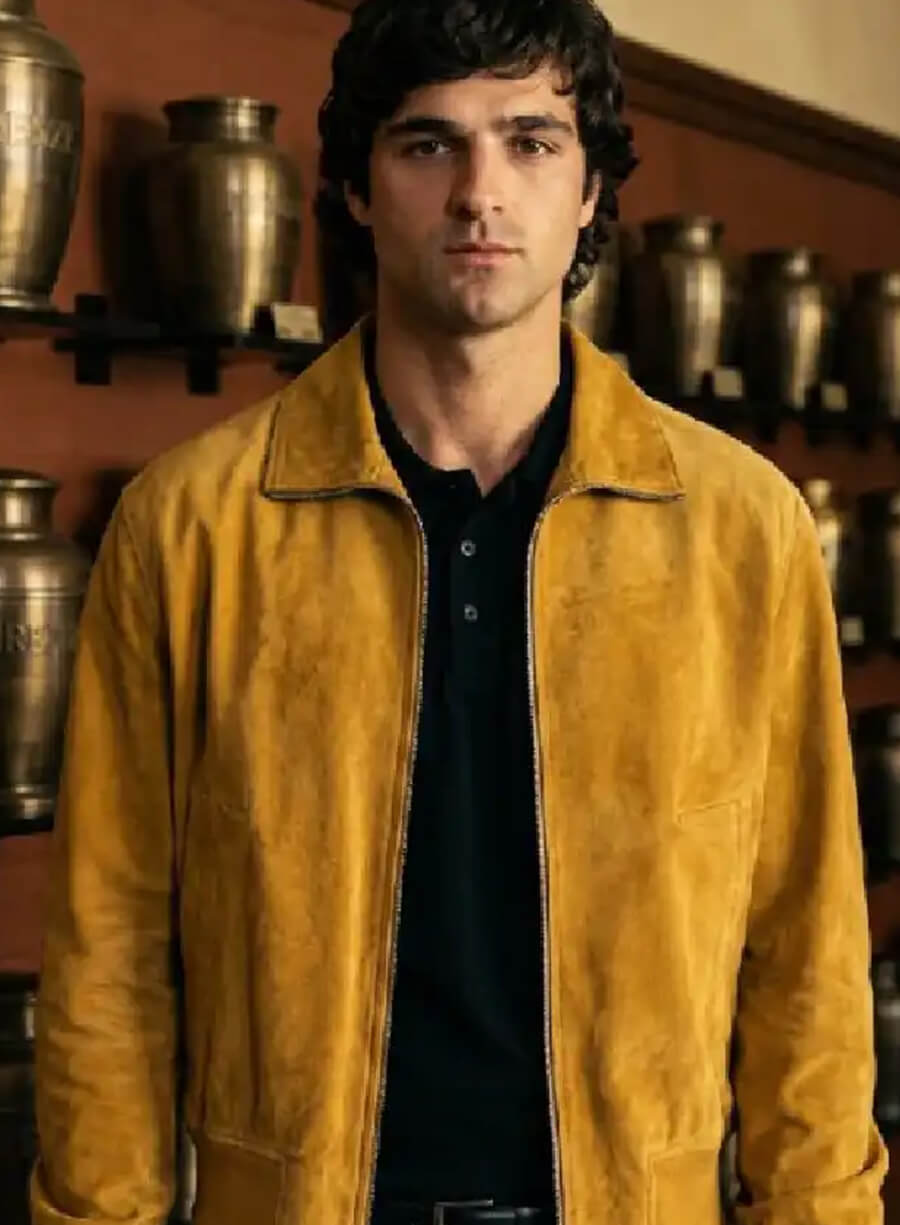 Nate Jacobs Euphoria S03 Suede Jacket