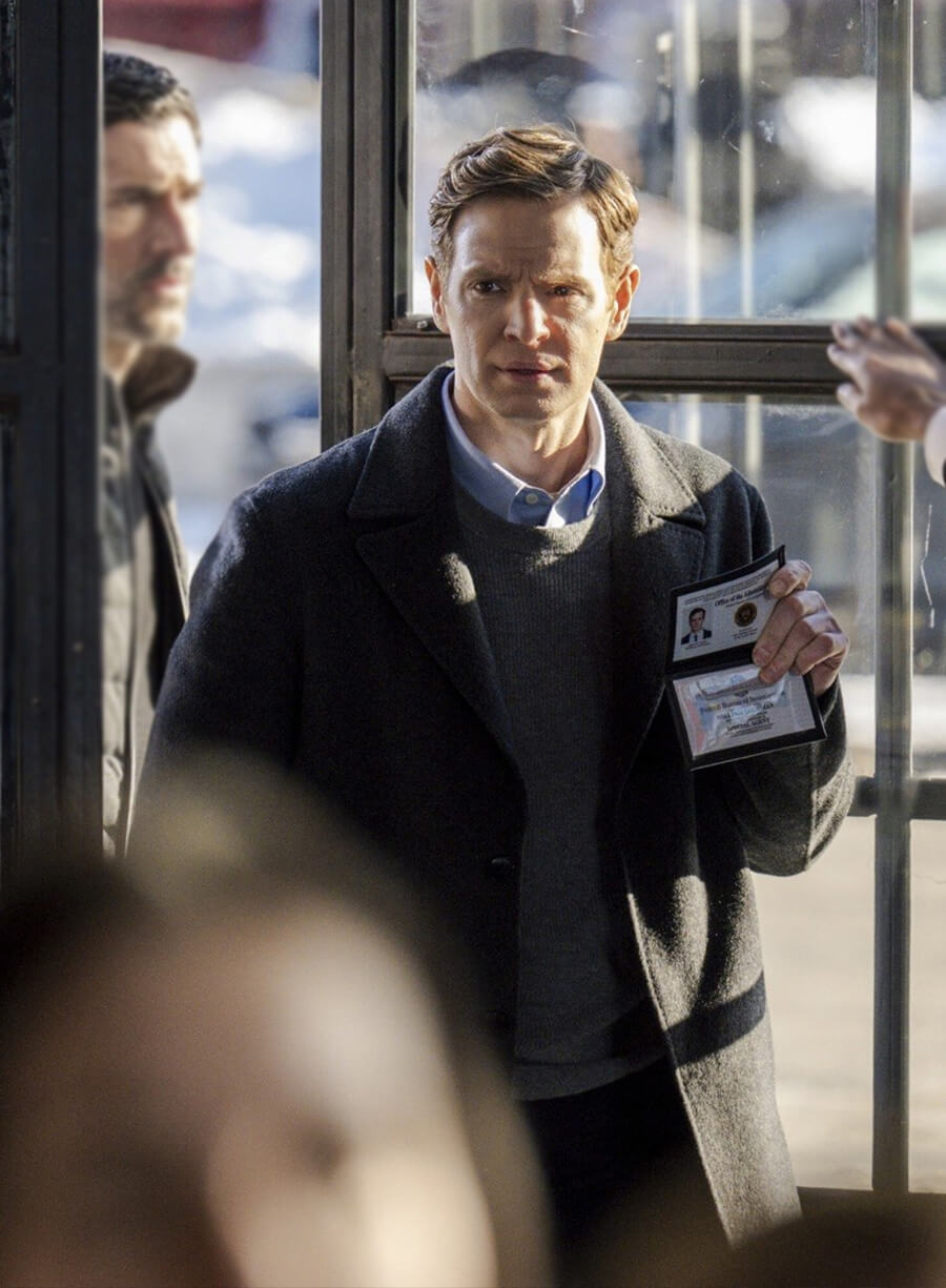 Nick Gehlfuss CIA 2026 Bill Goodman Wool Coat