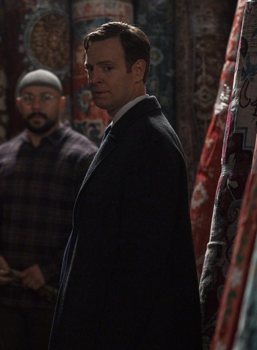 Nick Gehlfuss CIA 2026 Bill Goodman Wool Coat