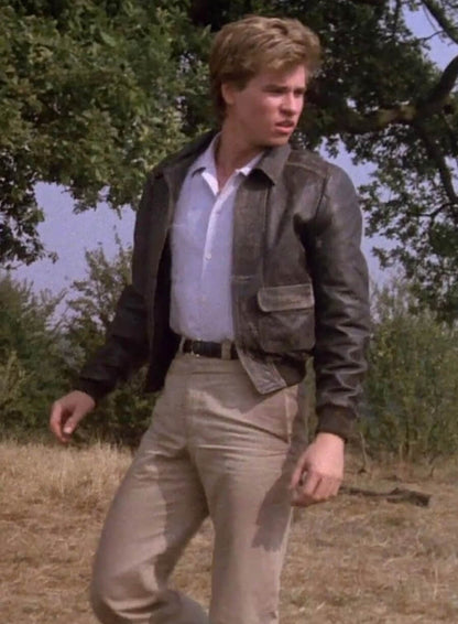Nick Rivers Top Secret! Leather Jacket