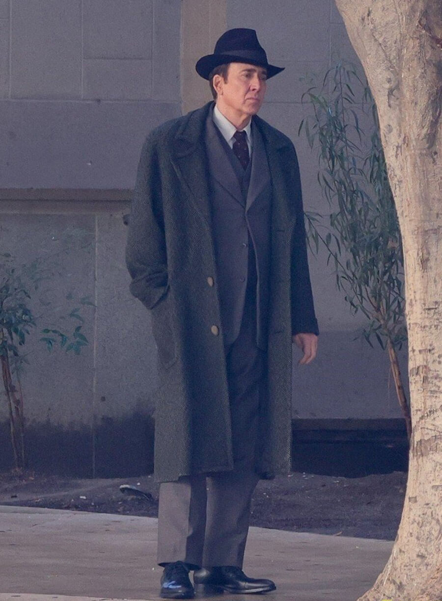 Nicolas Cage Spider Noir 2026 Wool Coat
