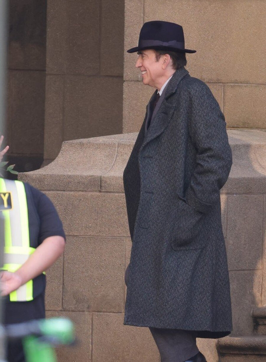 Nicolas Cage Spider Noir 2026 Wool Coat