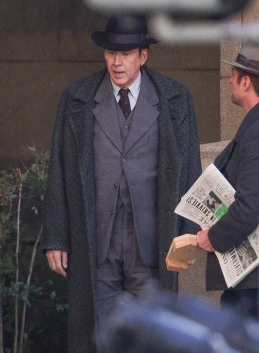 Nicolas Cage Spider Noir 2026 Wool Coat