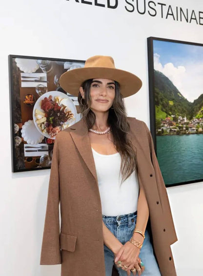 Nikki Reed Leica Event Coat