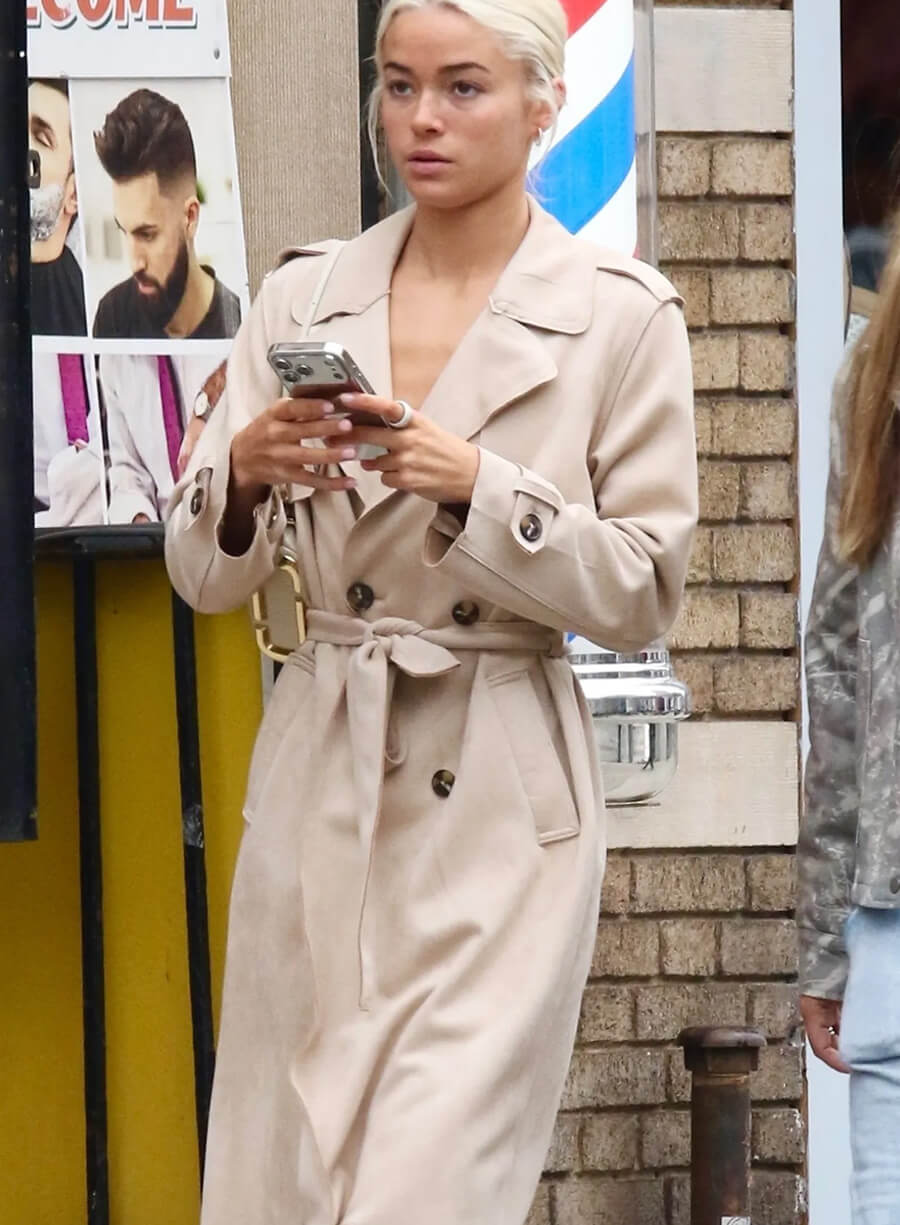 Olivia Dunne Street Style 2026 Trench Coat