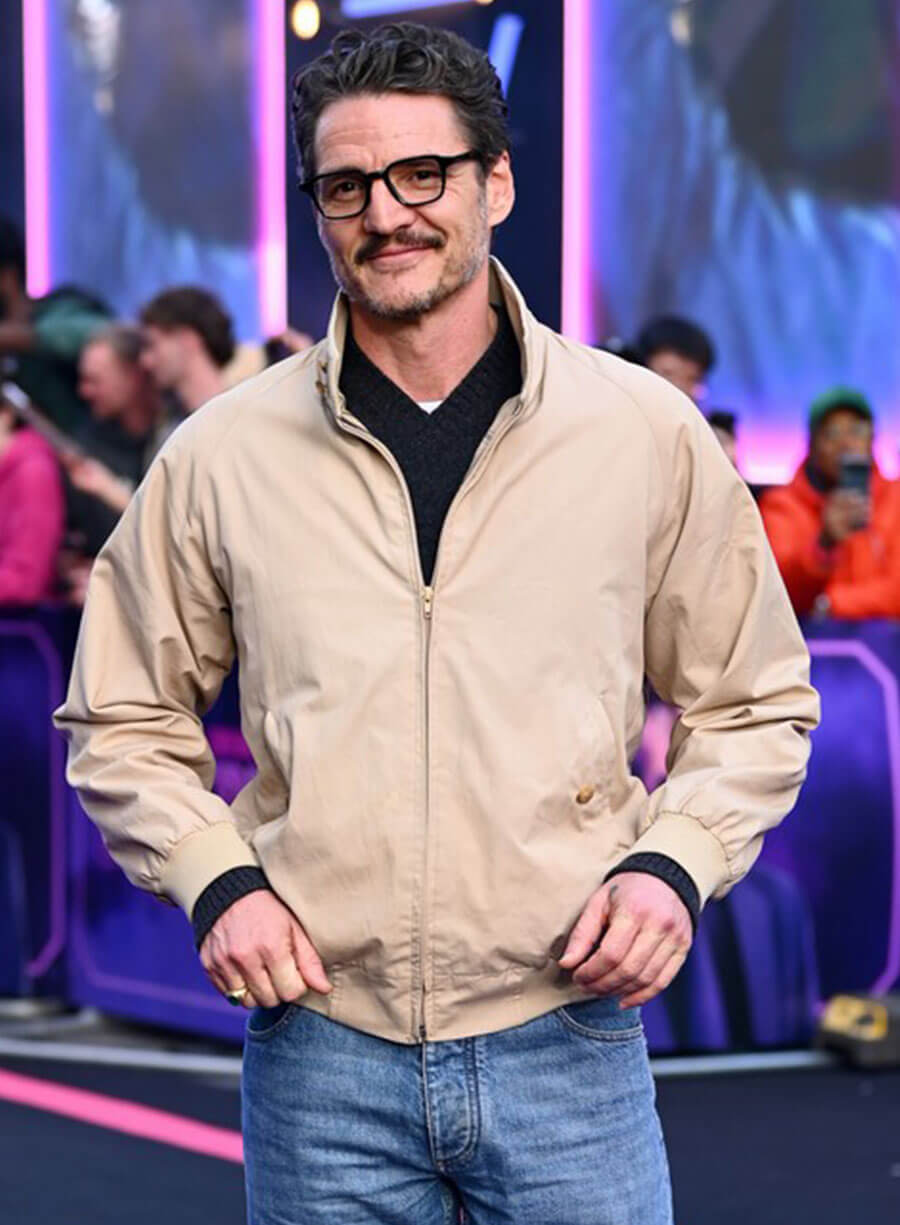 Pedro Pascal Ballerina Premiere Bomber Jacket