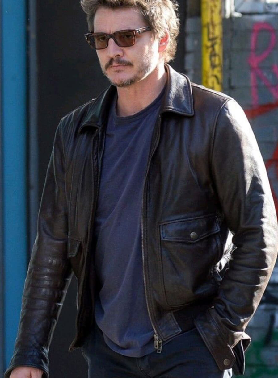 Pedro Pascal Brown Trucker Jacket