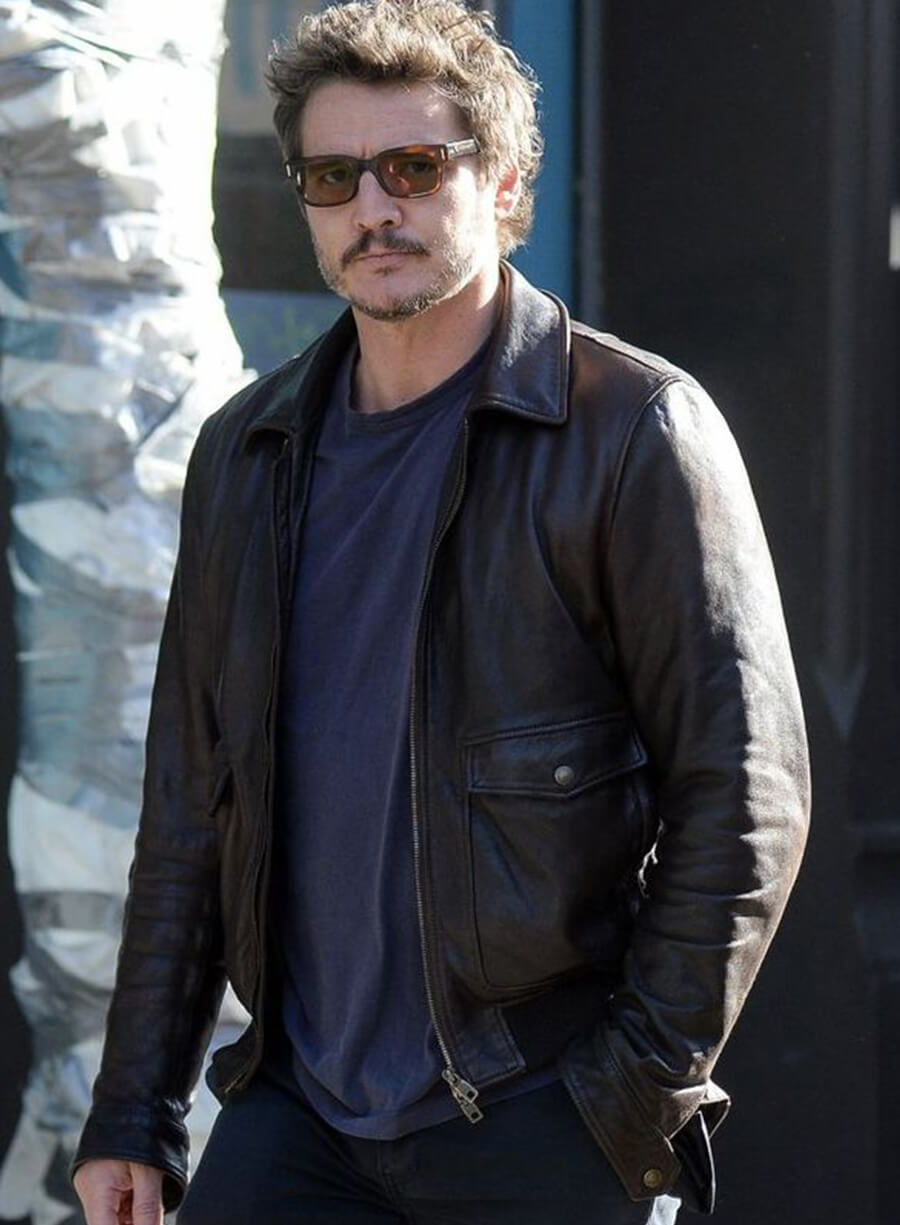 Pedro Pascal Brown Trucker Jacket