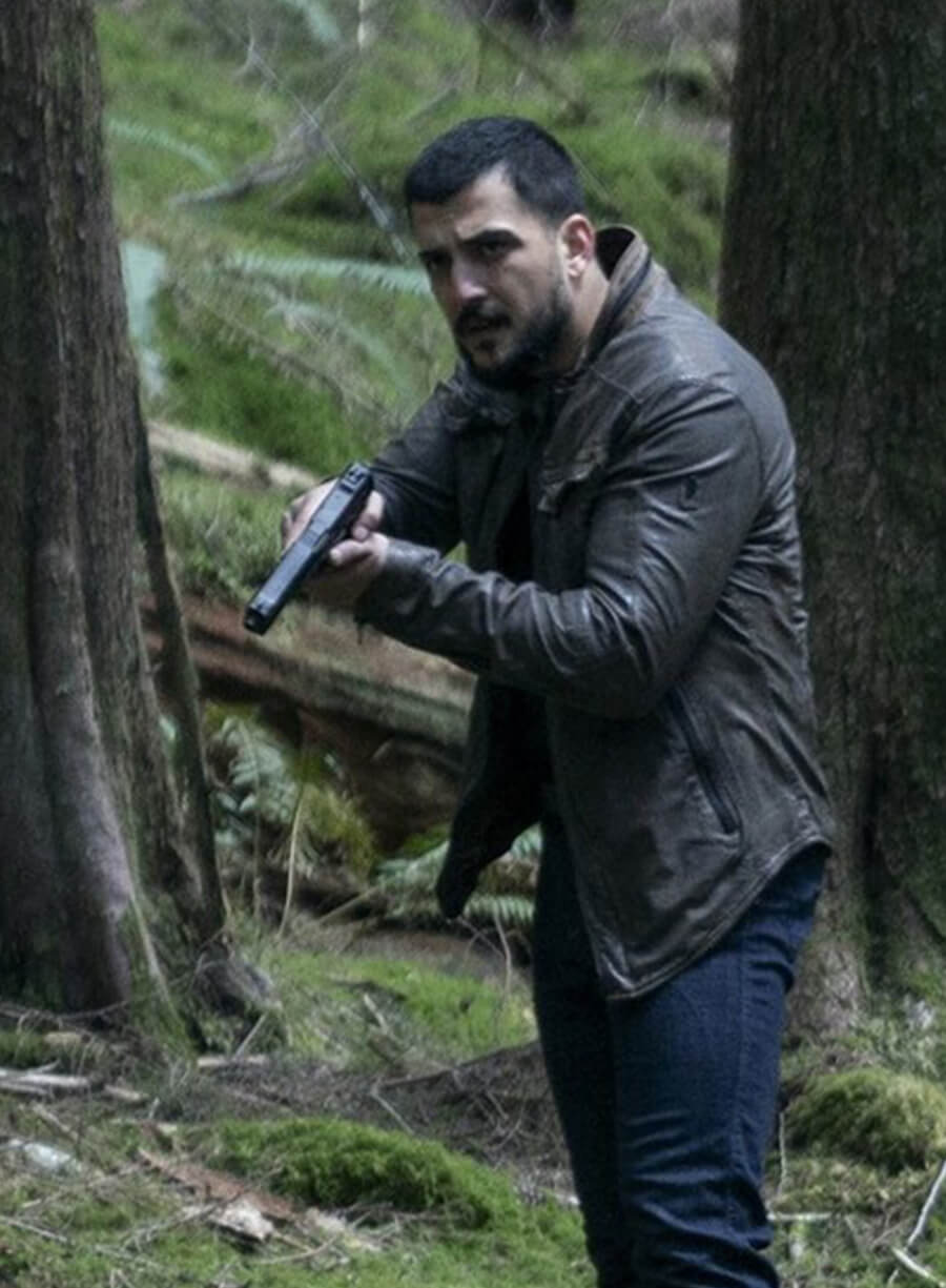 Phoenix Raei The Night Agent Dale Leather Jacket