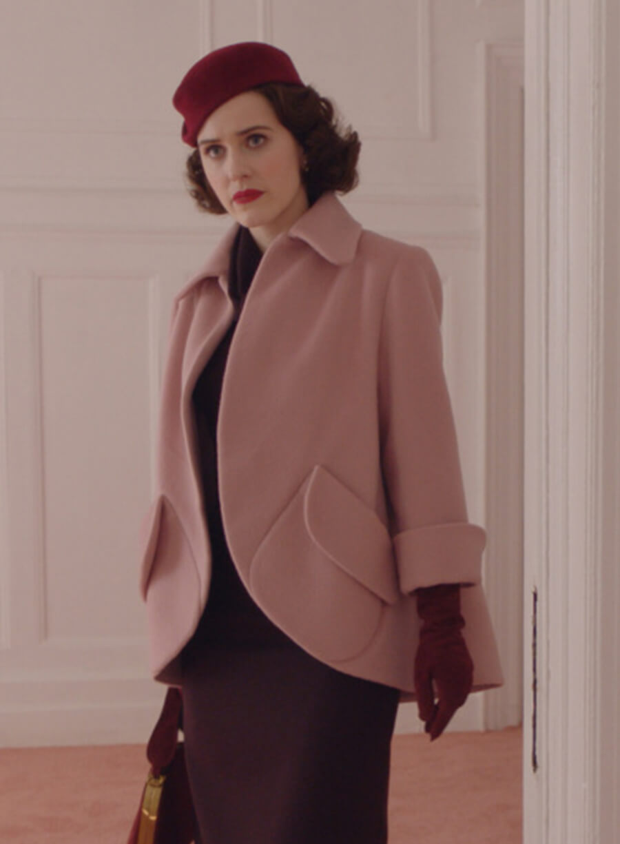 Rachel Brosnahan The Marvelous Mrs. Maisel Short Coat