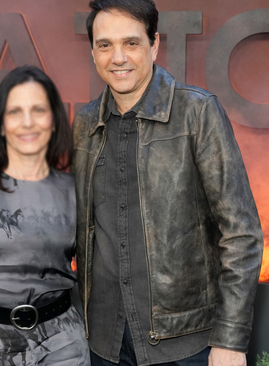 Ralph Macchio Dutton Ranch Premiere Leather Jacket