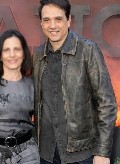Ralph Macchio Dutton Ranch Premiere Leather Jacket