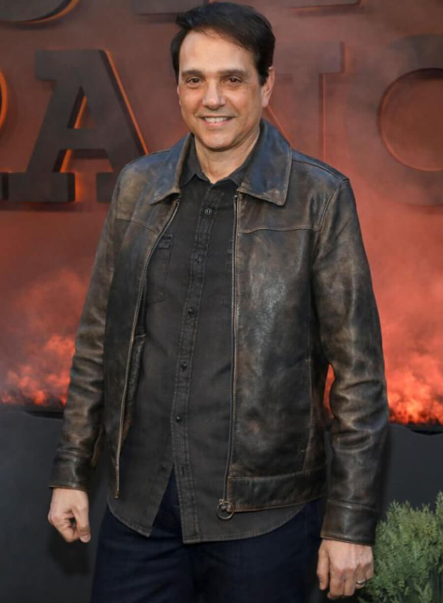 Ralph Macchio Dutton Ranch Premiere Leather Jacket
