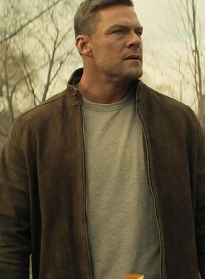 Reacher S03 Alan Ritchson Suede Jacket