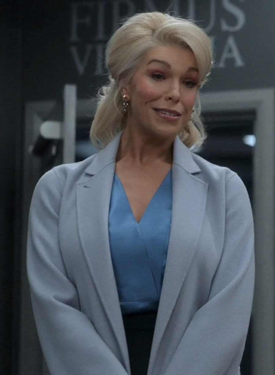 Rebecca Welton Ted Lasso S03 Grey Coat