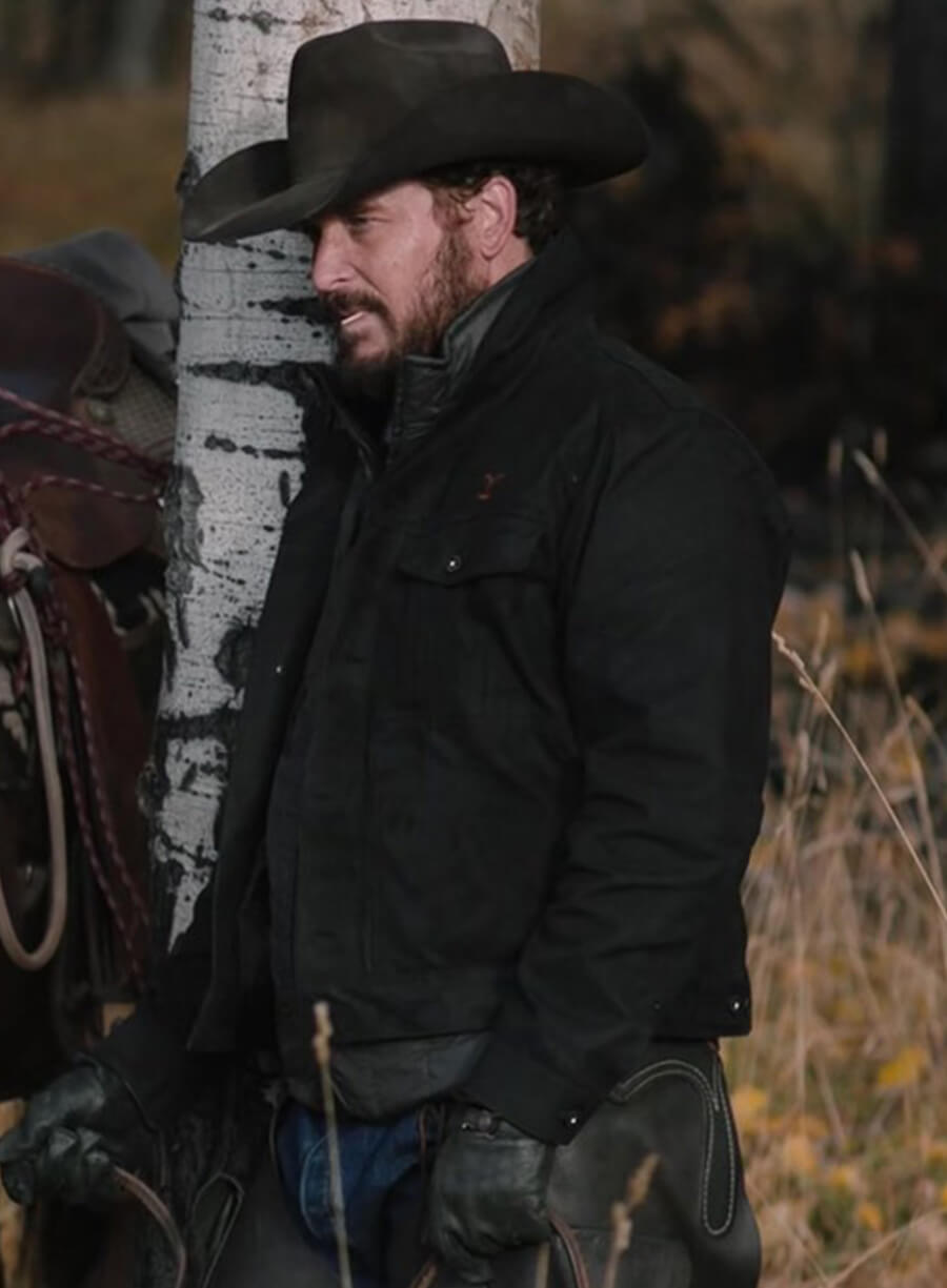 Rip Wheeler Yellowstone Black Suede Jacket