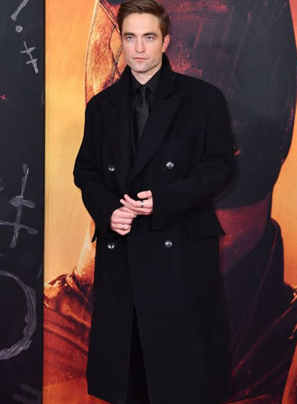 Robert Pattinson The Batman Premiere Coat