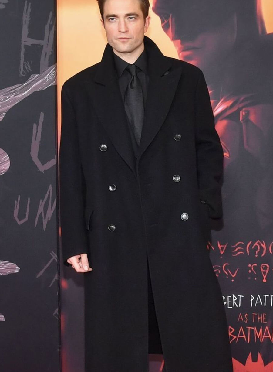 Robert Pattinson The Batman Premiere Coat