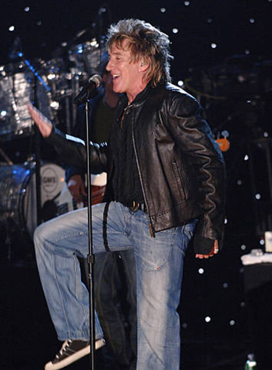 Rod Stewart Nokia Theatre Leather Jacket