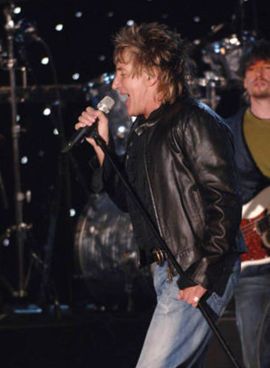 Rod Stewart Nokia Theatre Leather Jacket