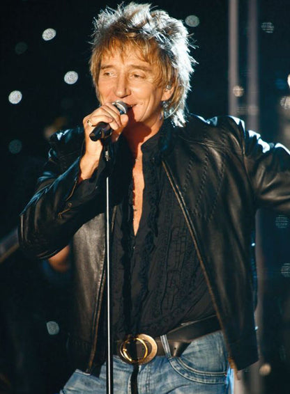 Rod Stewart Nokia Theatre Leather Jacket