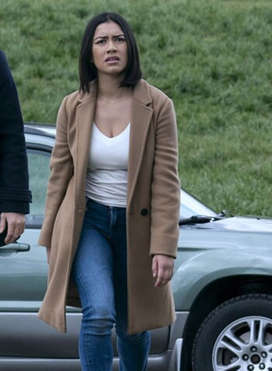 Rose Larkin The Night Agent Brown Coat