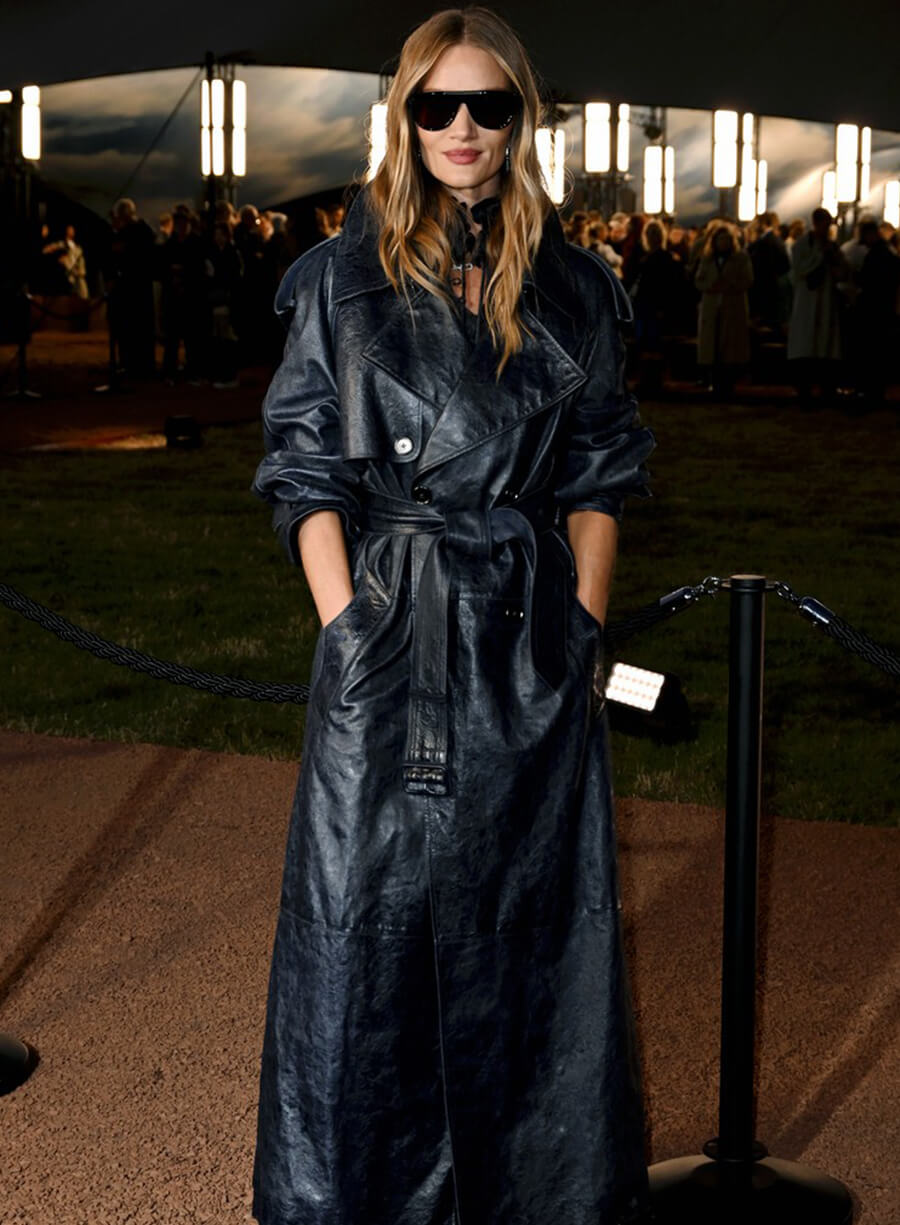Rosie Huntington-Whiteley Burberry Summer 2026 Show Trench Coat