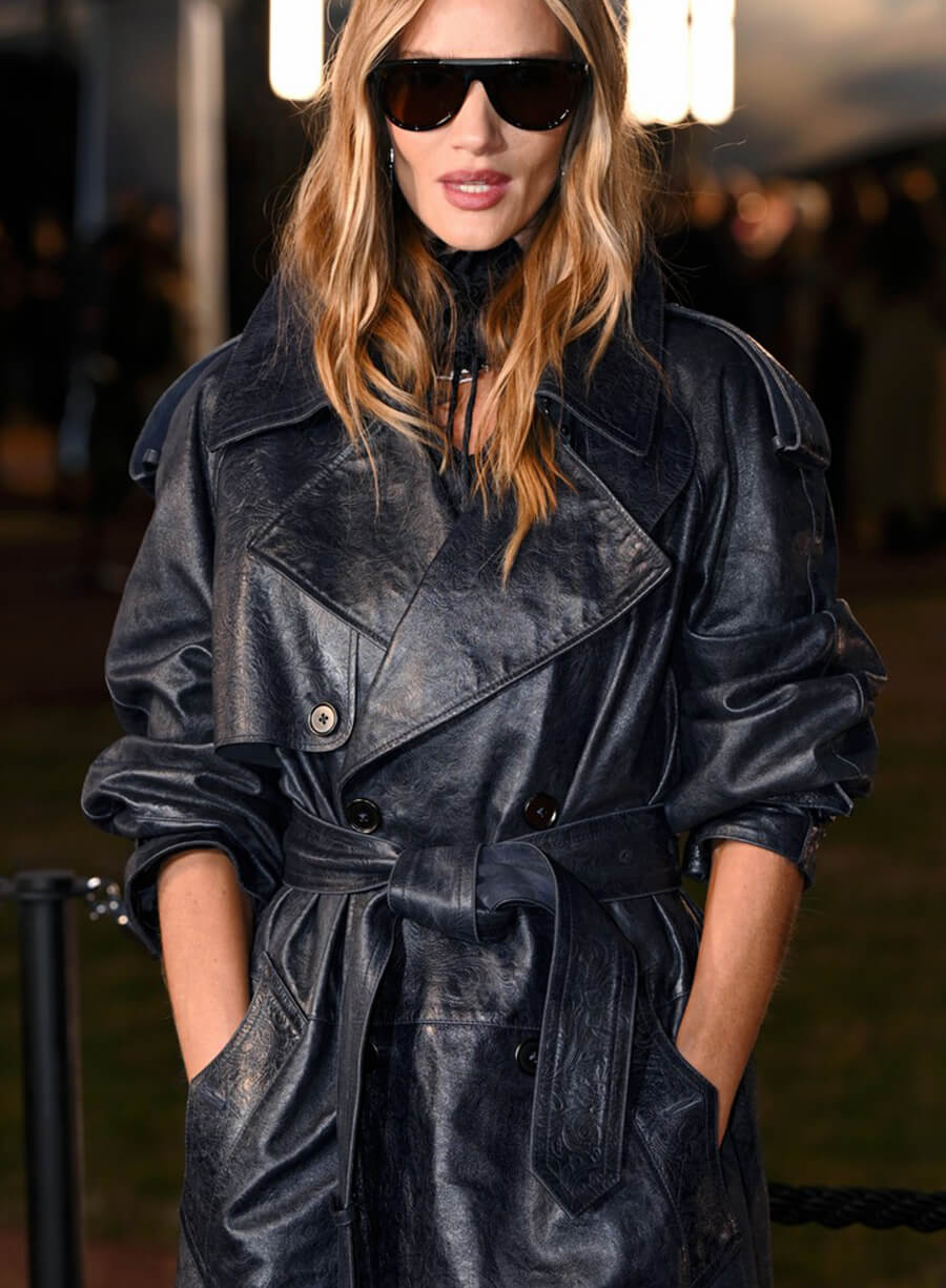 Rosie Huntington-Whiteley Burberry Summer 2026 Show Trench Coat