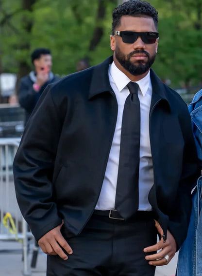 Russell Wilson Black Jacket
