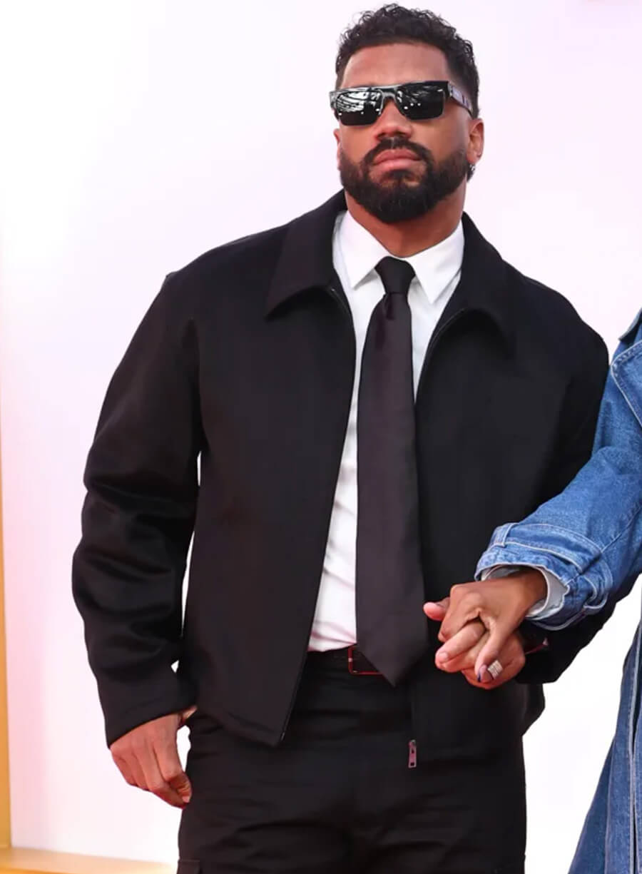 Russell Wilson Black Jacket