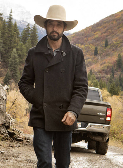 Ryan Bingham Walker Yellowstone Peacoat