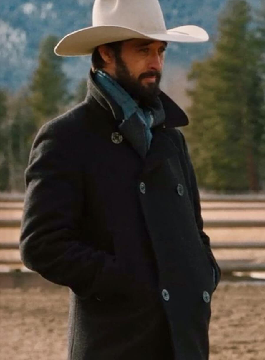 Ryan Bingham Walker Yellowstone Peacoat