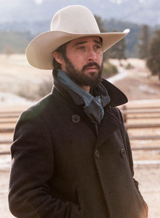 Ryan Bingham Walker Yellowstone Peacoat