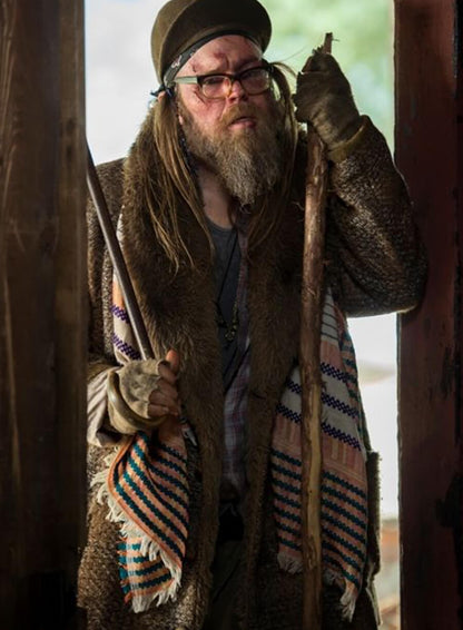 Ryan Hurst Bates Motel Brown Shearling Jacket